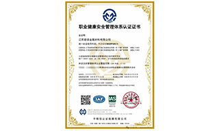 喜报 | 江苏爱诺金属材料有限公司成功通过ISO 45001 & ISO 14001双体系认证！