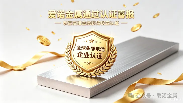 喜报｜硬核实力获国际认可，爱诺导电铝排正式准入全球头部电池供应链